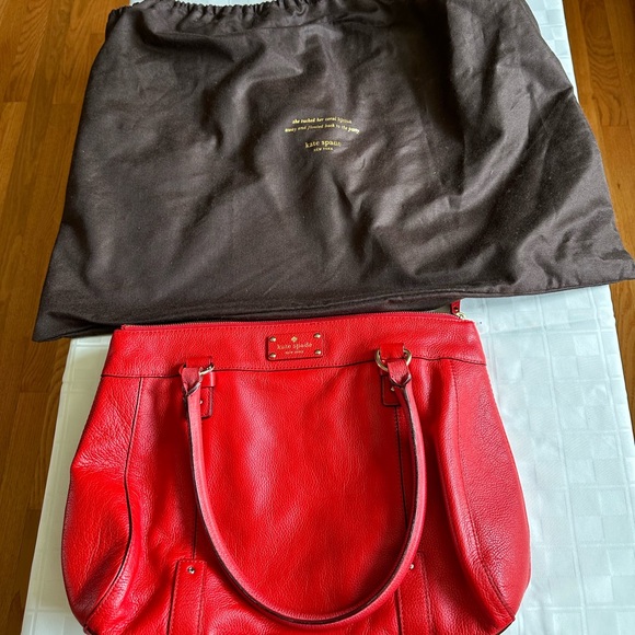 EUC - Kate Spade Red Handbag - Picture 8 of 8